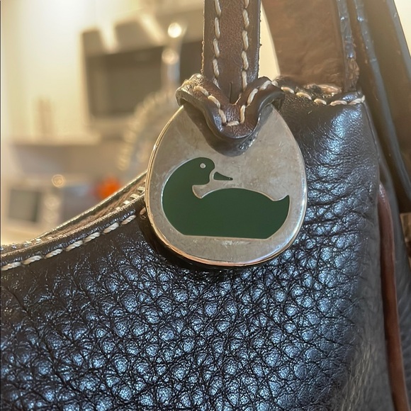 BEAUTY DOONEY & BOURKE BROWN Pebbled Leather Shoulder Bag❗️ - Picture 5 of 17